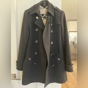 Black Burberry Coat